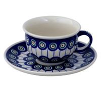 Original bunzlauer - Ceramica - Classico Caffè e tazza da tè con piattino 0.2 litri nella parete 8