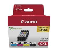 ORIGINAL Canon Multipack nero / ciano / magenta / giallo CLI-581 XXL 1998C007 ~8