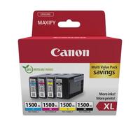 ORIGINAL Canon Multipack nero / ciano / magenta / giallo PGI-1500 XL 9182B010 ~3