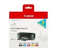 ORIGINAL Canon Multipack nero / ciano / magenta / giallo / Rosso PGI-72 6402B009