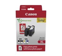 ORIGINAL Canon Value Pack nero / ciano / magenta / giallo PG-585XL+CL-586XL + 10