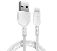 original Cavo Cavetto Carica Ricarica Trasmissione Dati HOCO Lightning per Apple Iphone 5 5S 5C SE 6 6S Plus 7 Fast Flash X20 1 Metro BIANCO