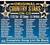 Original Country Stars On (CD) Various Artists