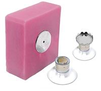 Original Cup Set di 2 portasapone magnetici con Ventosa | Design Semplice e Fissaggio Potente | Acciaio Inossidabile | Montaggio a Parete | Nessuna Foratura | Bagno | Cucina | WC