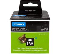ORIGINAL DYMO Etichette Bianco S0722430 99014 Etichette in carta per spedizioni,