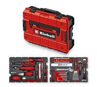 Originale Einhell Valigetta Attrezzi Ristrutturazione E-Case 78 pz (Ristrutturazione, Trapani, Bit, Spatola, Pinze, Martello, Sistema E-Case)
