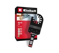 Original Einhell lama per sega a immersione in bimetallo per metallo e legno (larghezza 10 mm, profondità 42 mm, finitura PTFE, dentatura metallo, cambio rapido)