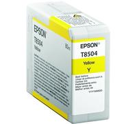 ORIGINAL Epson Cartuccia d'inchiostro giallo C13T850400 T8504 80ml