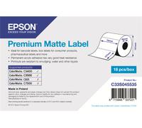 ORIGINAL Epson Etichette Bianco C33S045535 S045535 Premium Matte Label - Die-cut