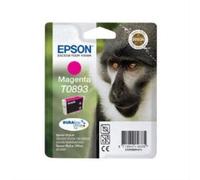 Original Epson Le cartucce a getto d'inchiostro C13T08934011 / T0893 magenta; ca. 135 pagina, contenuto 3,5 ml; per Stylus Office BX 300; Stylus S 20, 21; Stylus SX 100, 105, 110, 115, 200, 205, 210, 215, 218, 400, 405, 410, 415, 417