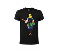 ORIGINAL FAKE Maglietta Vari Colori Unisex Stampa Vagabondo (L, Nero)