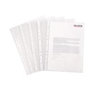 Original Falken 100 pack standard PP plastic brochure pockets. For DIN A4 transp