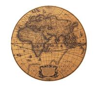 Original Fashion Art Print World Map Customized Round Mousepad Mat for Mouse Mice