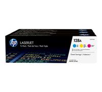 ORIGINAL HP Multipack ciano / magenta / giallo CF371AM 128A CE321A + CE322A + CE