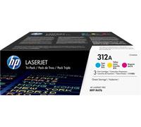 ORIGINAL HP Multipack ciano / magenta / giallo CF440AM 312A ~8100 Seiten CF381A