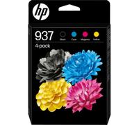 ORIGINAL HP Multipack nero / ciano / magenta / giallo 6C400NE 937 ~3850 Seiten 9