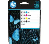 ORIGINAL HP Multipack nero / ciano / magenta / giallo 6ZC72AE 934 / 935 ~1600 Se