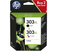 ORIGINAL HP Multipack nero / differenti colori 3YN10AE MCVP 303XL ~1015 Seiten