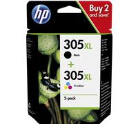 ORIGINAL HP Multipack nero / differenti colori 6ZA94AE MCVP 305 XL ~440 Seiten
