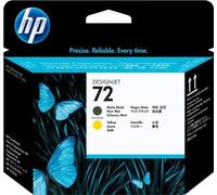 ORIGINAL HP Testina per stampa giallo / Nero (opaco) C9384A 72