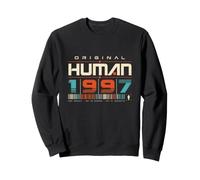 Original Human 1997 Vintage Retro Nostalgico 90 Celebrazione Felpa