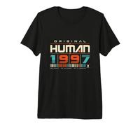 Original Human 1997 Vintage Retro Nostalgico 90 Celebrazione Maglietta Premium