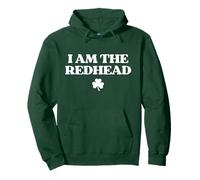 Original I Am The Redhead Hoodie Funny St Patricks Day Irish Felpa con Cappuccio