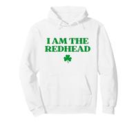 Original I Am The Redhead Hoodie Funny St Patricks Day Irish Felpa con Cappuccio