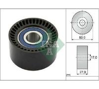 Original INA Rullo Di Guida/Deviazione Cinghia 532 0747 10 Per Volvo