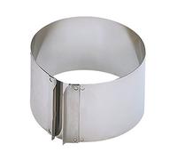Original Kaiser 769325 Patisserie Anello per Torta con Manici in Acciaio Inox, Regolabile da 16.5 a 32 cm, Altezza 9 cm