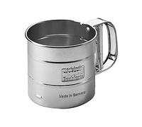 Kaiser Patisserie Setaccio di Farina e Zucchero a Velo, Acciaio Inossidabile, Argento, 15 x 9 x 9 cm