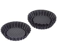 ORIGINAL KAISER CLASSIC Stampi crostatine, Nero, 10cm, 6 pezzi