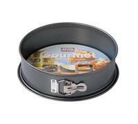 Original Kaiser Gourmet - Stampo rotondo con fondo piatto, 24 cm, a prova di perdite, antiaderente, resistente al calore fino a 230 °C, colore: Grigio