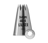 ORIGINAL KAISER Profi Deko-Center Ugello a Stella, Acciaio Inossidabile, Argento