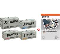 ORIGINAL Kyocera Value Pack nero / ciano / magenta / giallo TK-5240 MCVP 02 + Prindo Universal Papier 500 Blatt ~13000 Seiten
