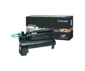 Original Lexmark Toner C792X1KG Black (return program); ca. 20000 pagina; per C 792