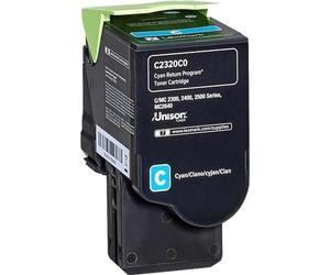 ORIGINAL Lexmark toner ciano C2320C0 C/MC2325/2425/2535 ~1000 Seiten