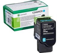 ORIGINAL Lexmark toner ciano C242XC0 C/MC2425/2535 ~3500 Seiten