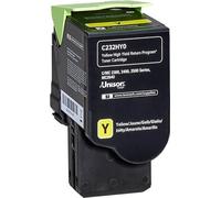 ORIGINAL Lexmark toner giallo C232HY0 C/MC2325/2425/2535 ~2300 Seiten