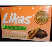 Original Likas Papaya Skin Whitening Herbal Soap 135g Bar by Likas Papaya