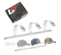 Original lst Acciaio Morsettiera Con 3x Mützenhalter Guardaroba per Cappelli
