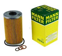 Original MANN-FILTER Filtro Olio H 614 N