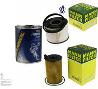 Original MANN-Filter Set Di Pacchetti Ispezione SCT Motor Flush Lavaggio