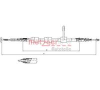 Original METZGER Cavo Del Freno Di Emergenza 251.33 Per Alfa Romeo