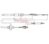 METZGER 10.3149 Cavo frizione