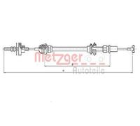 Original METZGER Cavo Di Attuazione Della Frizione 19.208E Per Seat VW