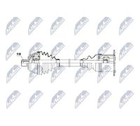 NTY Semiasse NPW-AU-057 Anteriore destro per Audi A6 C6 Allroad 3.0 TDI Quattro Cambio 6 marce