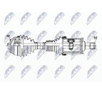 Semiasse Assale anteriore Sx Trasmissione automatica NPW-BM-179 NTY per BMW 7 5