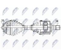 NTY NPW-BM-186 Semiasse