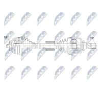 NTY NPW-BM-256 Semiasse